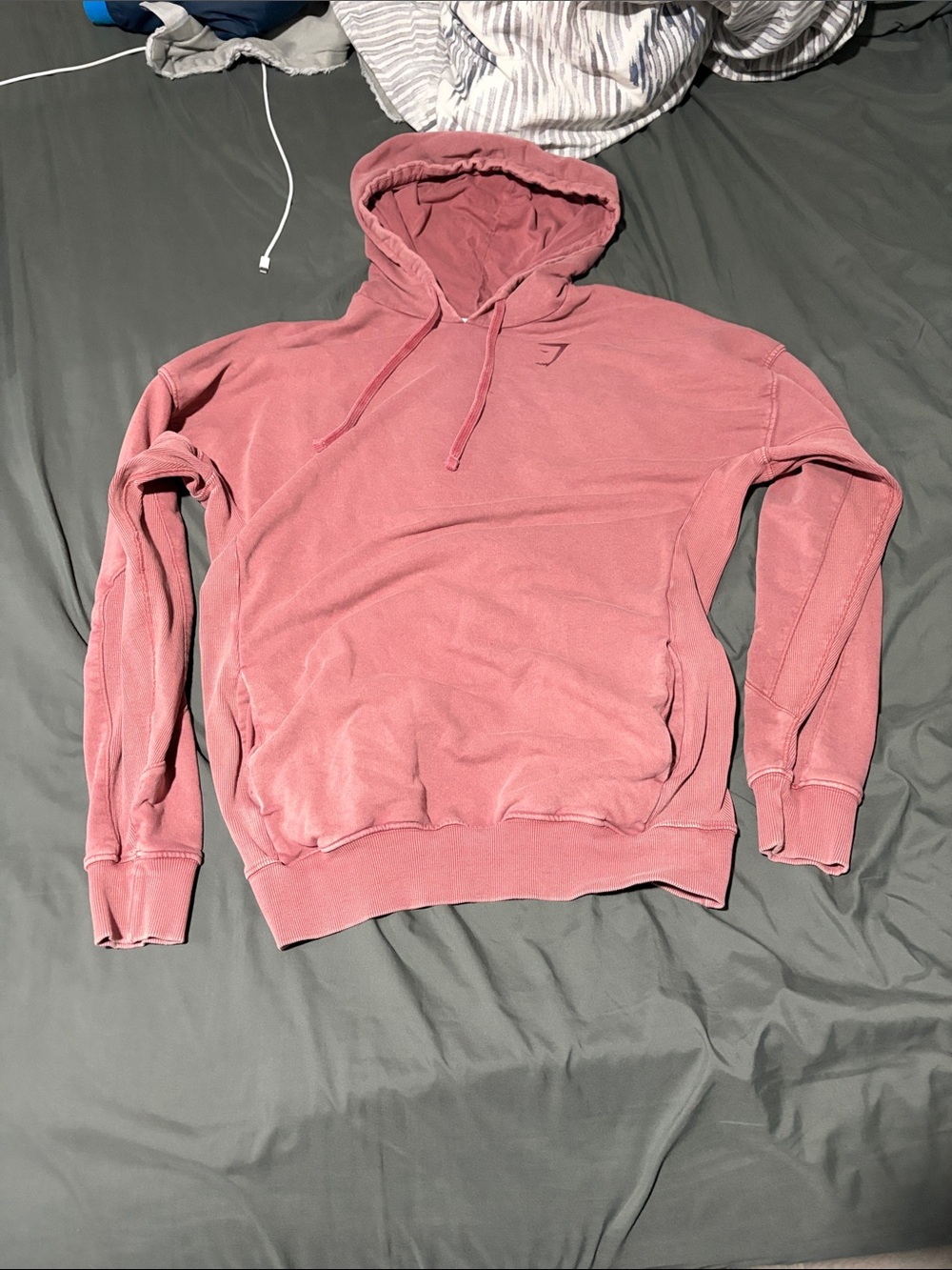 Gymshark Rose Pink Men's Pullover Hoodie